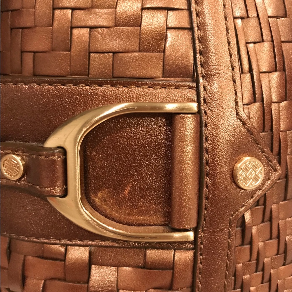 🎉HP✨SOLD!✨Cole Haan Genevieve Woven Leather Bag - Picture 4 of 8
